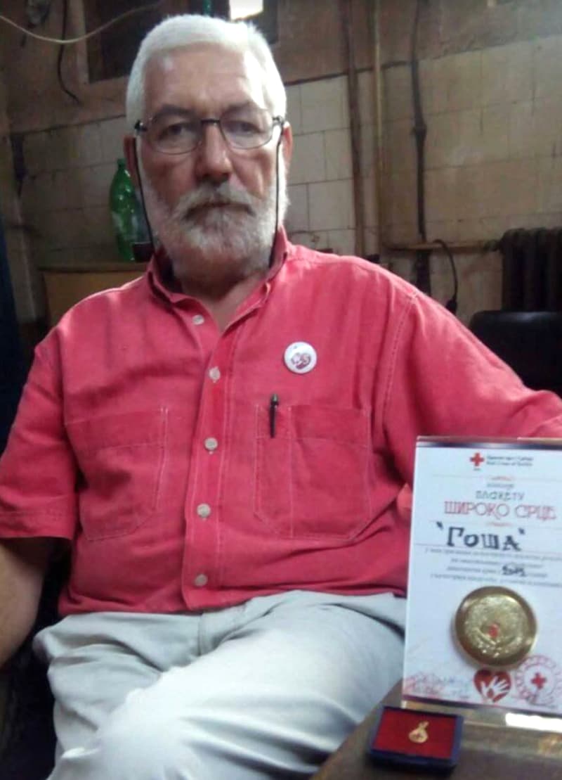 Fotografija uz vijest: IN MEMORIAM: Preminuo Momčilo Radosavljević Moca, dugogodišnji humanista i radnik "Goše"