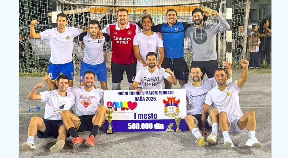 Fotografija uz vijest: Pivnica „Burence“ osvojila noćni futsal turnir u Rači, Marko Roksić najbolji igrač